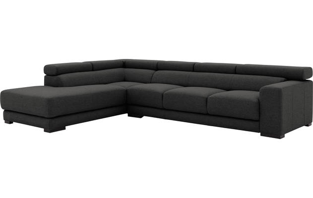 Goossens hoeksalon nora grijs stof - 8190040-205-04