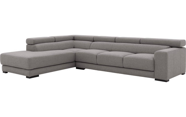 Goossens hoeksalon nora grijs stof - 8190040-207-04