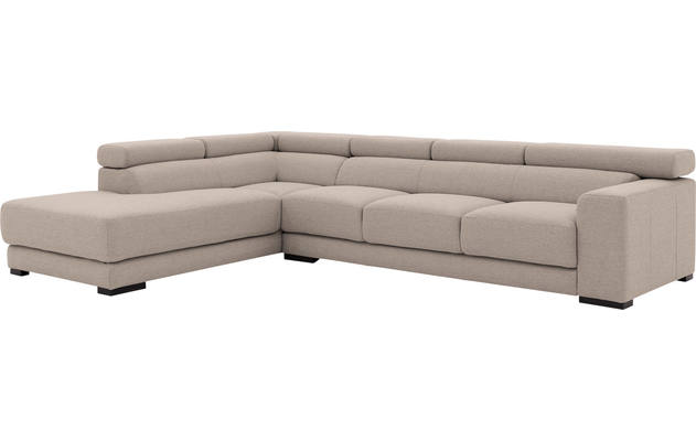 Goossens hoeksalon nora beige stof - 8190040-209-04