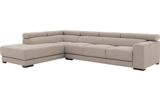 Goossens hoeksalon nora beige stof - 8190040-209-04