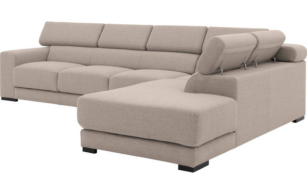 Goossens hoeksalon nora beige stof - 8190040-209-05-gespiegeld