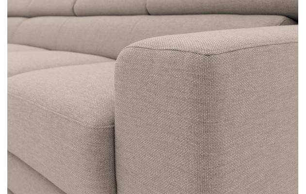 Goossens hoeksalon nora beige stof - 8190040-209-09