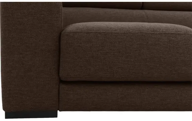 Goossens hoeksalon nora bruin stof - 8190040-211-08-gespiegeld