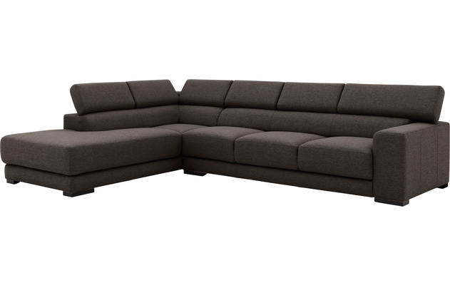Goossens hoeksalon nora bruin stof - 8190040-213-03