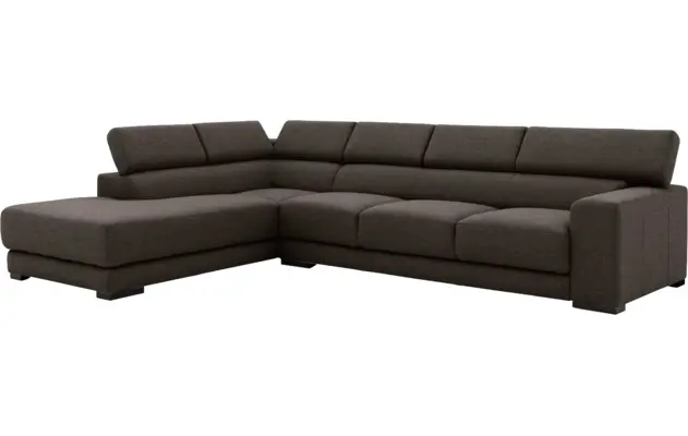Goossens hoeksalon nora bruin stof - 8190040-213-03