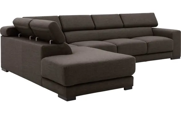 Goossens hoeksalon nora bruin stof - 8190040-213-05