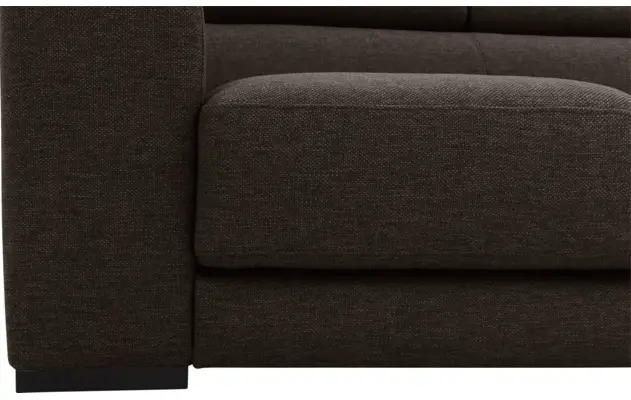Goossens hoeksalon nora bruin stof - 8190040-213-08-gespiegeld