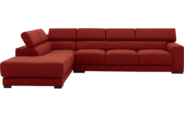 Goossens hoeksalon nora rood stof - 8190040-216-02