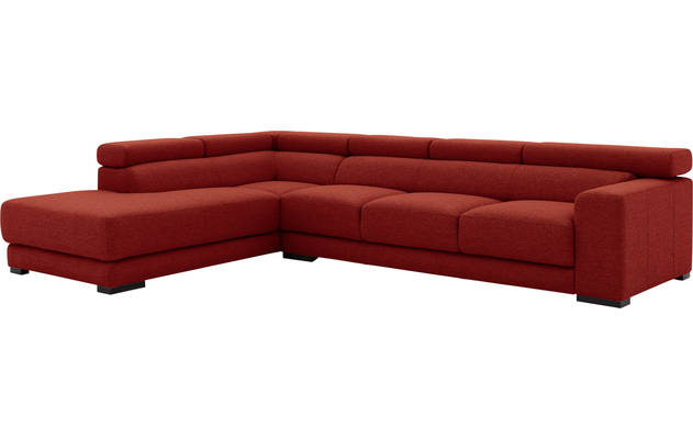 Goossens hoeksalon nora rood stof - 8190040-216-04