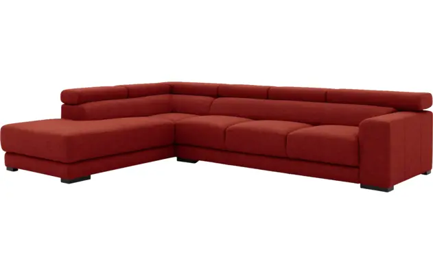 Goossens hoeksalon nora rood stof - 8190040-216-04