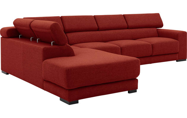 Goossens hoeksalon nora rood stof - 8190040-216-05