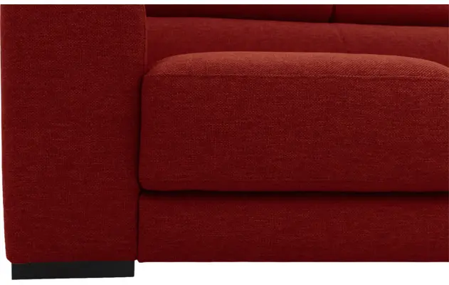 Goossens hoeksalon nora rood stof - 8190040-216-08-gespiegeld
