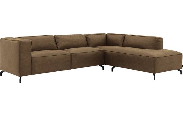 Goossens hoeksalon calvin groen micro leer - 8190066-626-02-gespiegeld