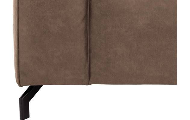 Goossens hoeksalon calvin bruin micro leer - 8190066-627-09-gespiegeld