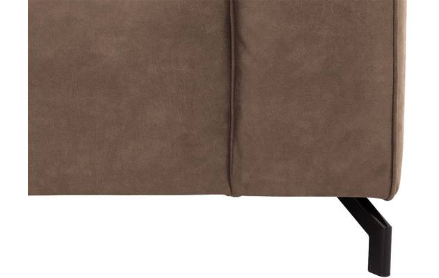 Goossens hoeksalon calvin bruin micro leer - 8190066-627-09