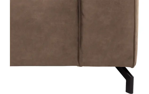 Goossens hoeksalon calvin bruin micro leer - 8190066-627-09