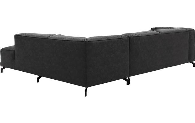 Goossens hoeksalon calvin grijs micro leer - 8190066-634-04-gespiegeld