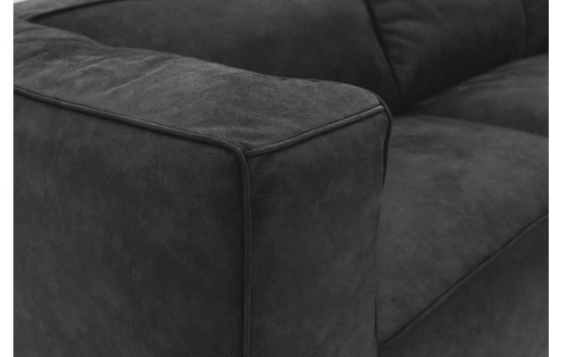 Goossens hoeksalon calvin grijs micro leer - 8190066-634-06-gespiegeld