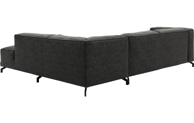Goossens hoeksalon calvin grijs micro leer - 8190066-635-04-gespiegeld
