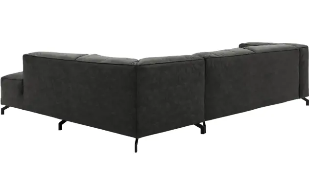 Goossens hoeksalon calvin grijs micro leer - 8190066-635-04-gespiegeld