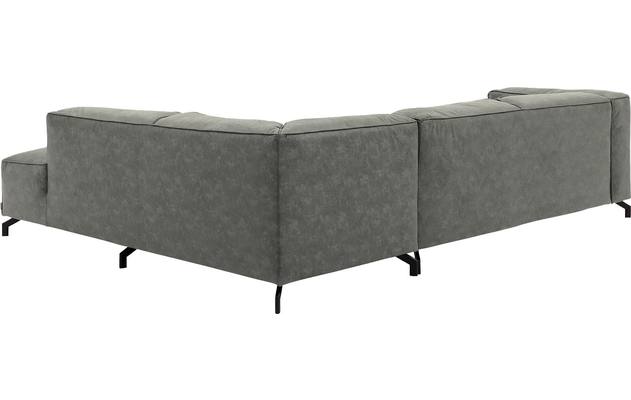 Goossens hoeksalon calvin grijs micro leer - 8190066-636-04-gespiegeld