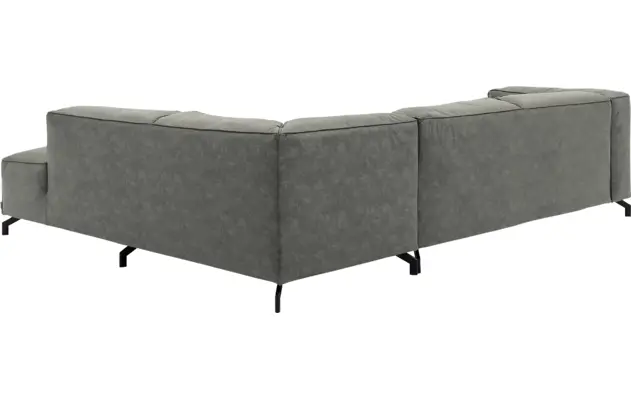 Goossens hoeksalon calvin grijs micro leer - 8190066-636-04-gespiegeld