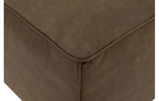 Goossens voetenbank calvin groen micro leer - 8190107-626-03