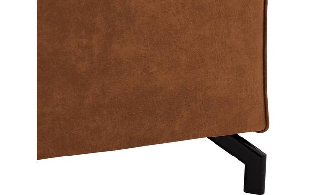 Goossens voetenbank calvin bruin micro leer - 8190107-633-05