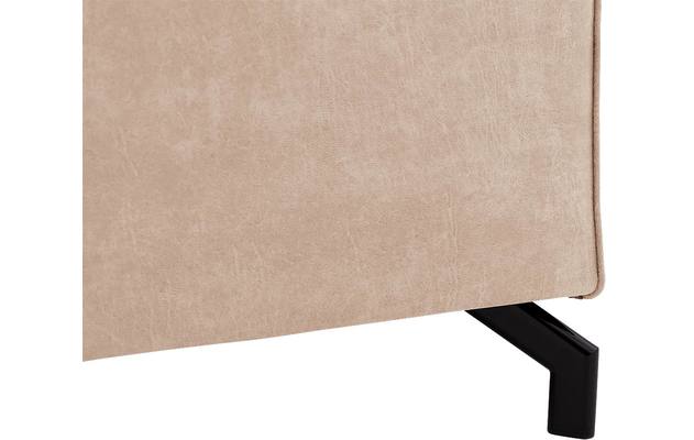 Goossens voetenbank calvin beige micro leer - 8190107-637-05