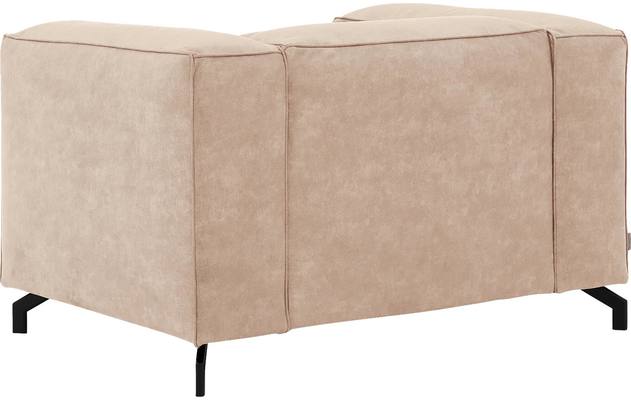 Goossens loveseat calvin beige micro leer - 8190113-637-04