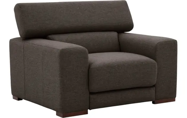 Goossens fauteuil nora bruin stof - 8190118-213-03