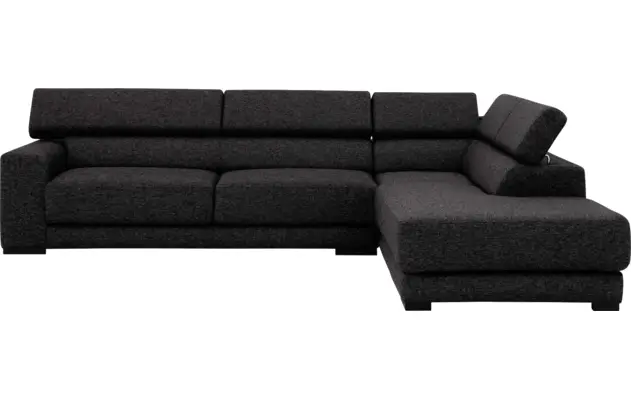 Goossens hoeksalon nora grijs stof - 8190123-204-02