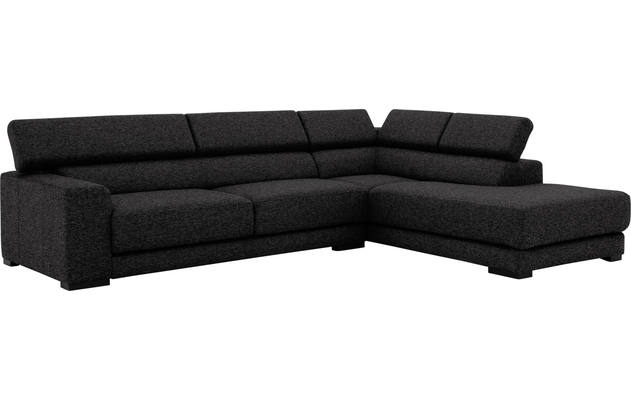 Goossens hoeksalon nora grijs stof - 8190123-204-03