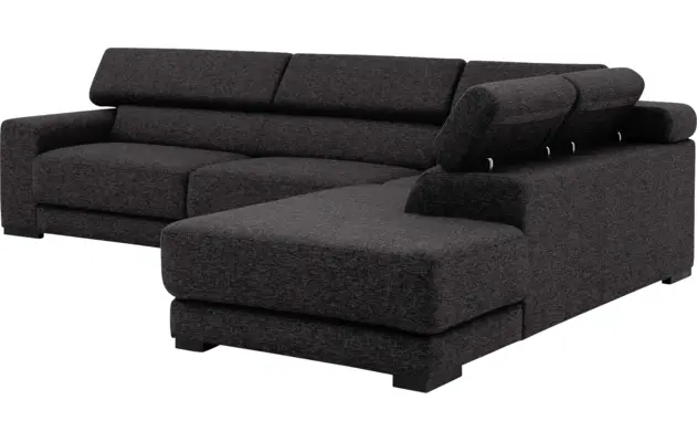 Goossens hoeksalon nora grijs stof - 8190123-204-08