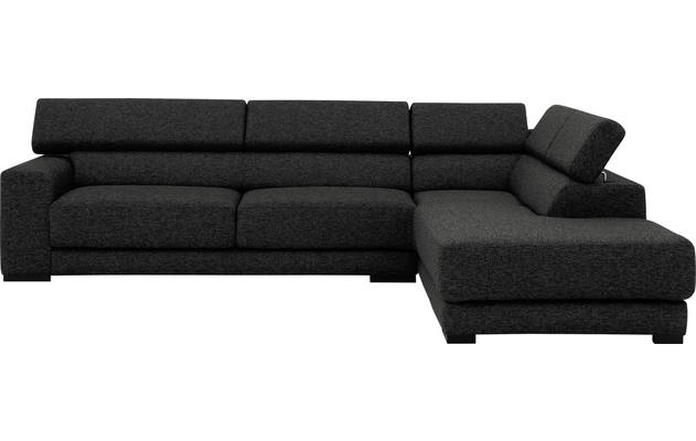 Goossens hoeksalon nora grijs stof - 8190123-205-02
