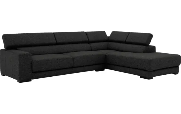 Goossens hoeksalon nora grijs stof - 8190123-205-03