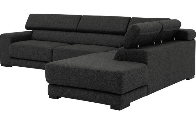 Goossens hoeksalon nora grijs stof - 8190123-205-08