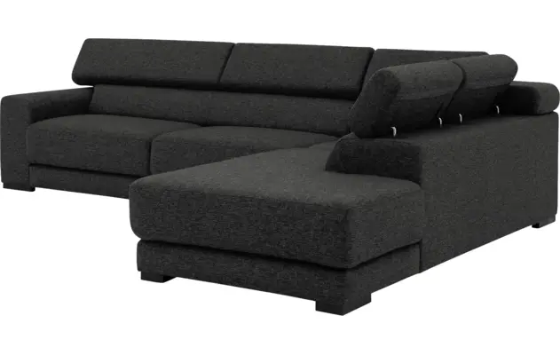 Goossens hoeksalon nora grijs stof - 8190123-205-08
