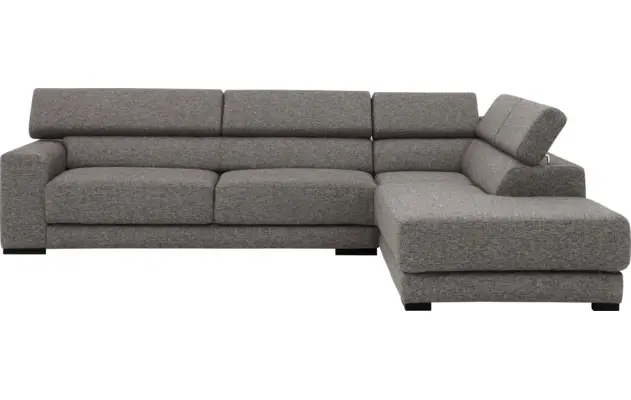 Goossens hoeksalon nora grijs stof - 8190123-207-02