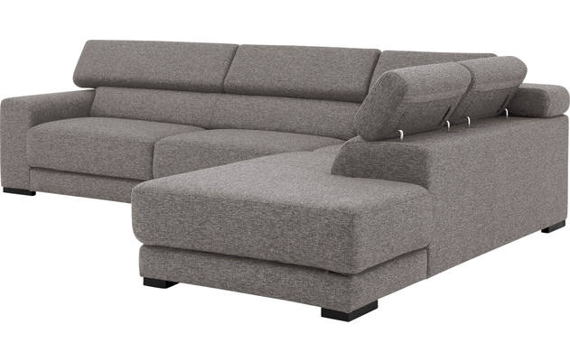Goossens hoeksalon nora grijs stof - 8190123-207-08