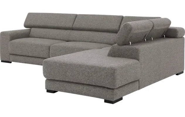 Goossens hoeksalon nora grijs stof - 8190123-207-08