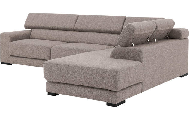 Goossens hoeksalon nora grijs stof - 8190123-208-08
