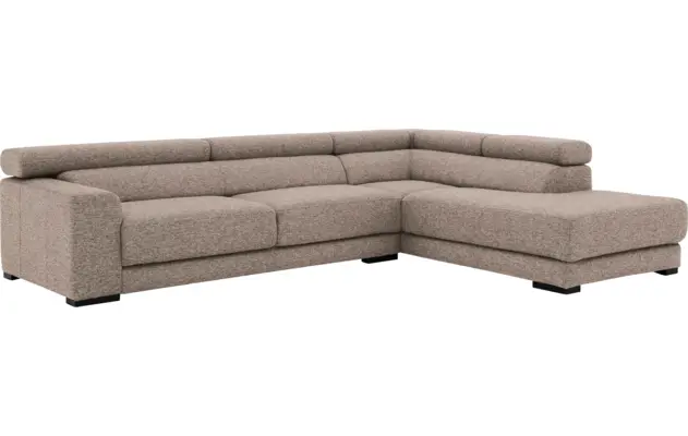 Goossens hoeksalon nora beige stof - 8190123-209-04