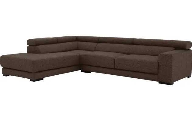 Goossens hoeksalon nora bruin stof - 8190123-211-04-gespiegeld