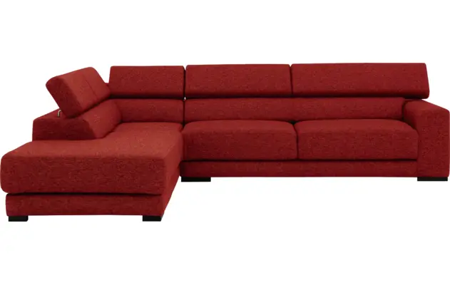 Goossens hoeksalon nora rood stof - 8190123-216-02-gespiegeld