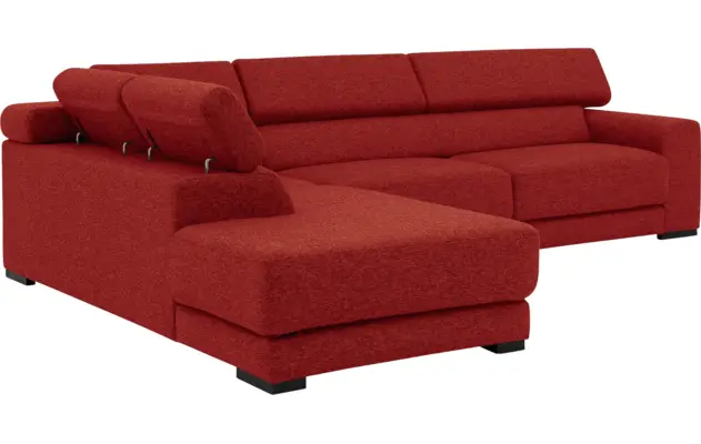 Goossens hoeksalon nora rood stof - 8190123-216-08-gespiegeld