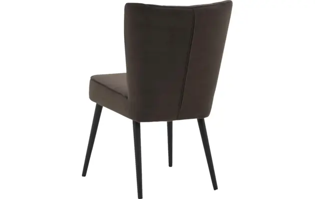 Goossens eetkamerstoel rob bruin stof - 8190139-03