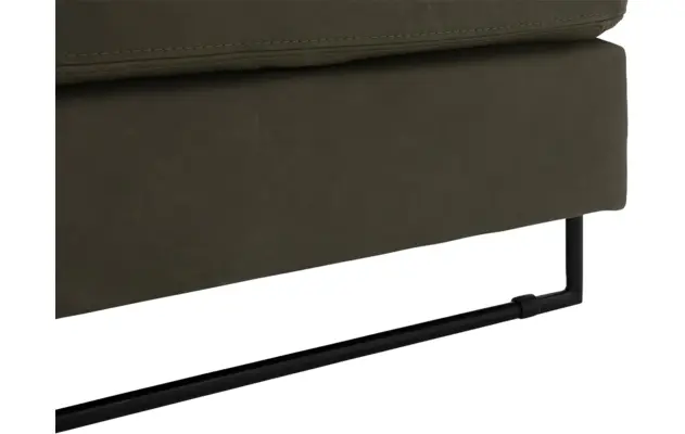 Goossens voetenbank jovani groen leer - 8190142-04