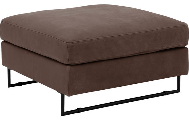 Goossens voetenbank jovani bruin leer - 8190143-420-02