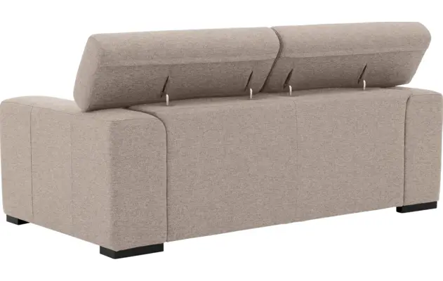 Goossens zitbank nora beige stof - 8190154-209-05